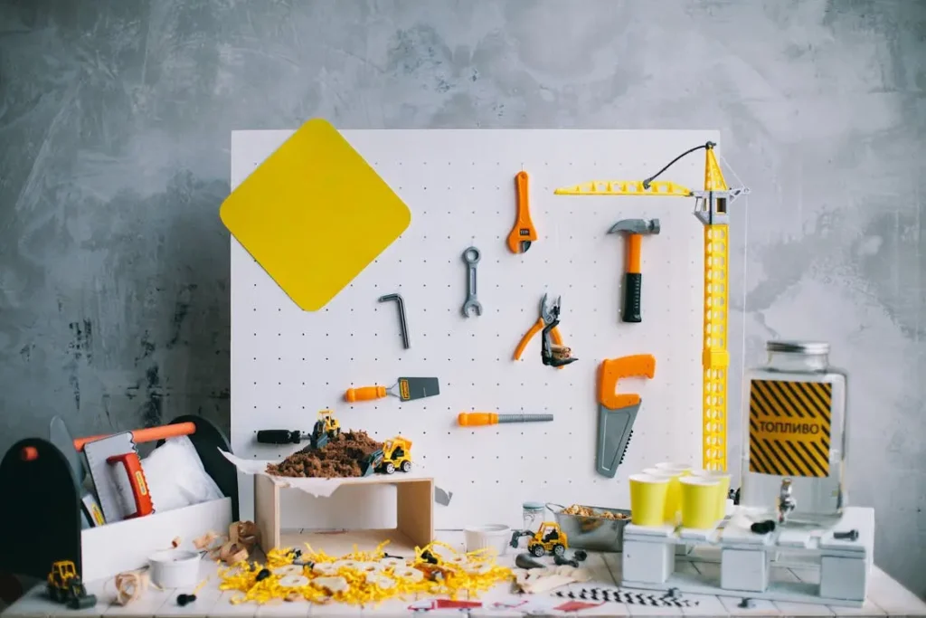 pegboard idea for garage walls